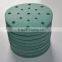 150mm Green Film backing hook and loop Disc abrasive Car polishing pad