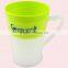 350ML Cup Plastic pp with two color