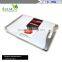 2-Piece Dishwasher Safe Plastic Cutting Board Set with Non-Slip Feet and Deep Drip Juice Groove