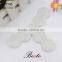 Elegant slipper white color rhinestone bead shoe upper for women shoes