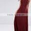 women's low cut Open Back Maxi Dress