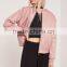 kurti with jacket designs soft touch bomber jacket pink fashion women coat