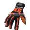 CE 4131 heat resistant GEL padded oil channel anti slip shock absorption oil and gas impact resistant safety gloves