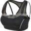 fashionable women's training mid-support reflective sports bra