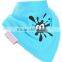 China Printing Cotton Custom Absorbent Dribbler Bandana Baby Bibs Wholesale