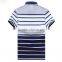 Customized classic short sleeve stripe men polo shirt 2016