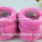 B80001C Winter Thick Baby Indoor Shoes, I love Mama/Tata,Kids Winter First Walkers,Newborn Warm shoes,