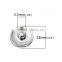 18mm Glass Fit Snap Button Bracelets Round Silver Tone At Random Girl Pattern