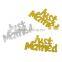 Pvc Confetti Party Decorations Wedding Alphabet "Just Married" At Random