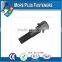 Made In Taiwan Flat Head Black Oxide Small Brass Black Phosphate Square Head Bolt