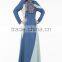 women elegance muslim dress/women long sleeve abaya kaftan dresses/ islamic muslim gown