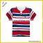 Wholesale Custom Embroideried Stripe Boys Fancy Shirts