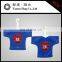 Sports mini football jersey trikot for car hanging decoration and beer bottle