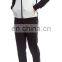 high quality 2017 custom made tracksuit,2 piece unisex suit,full zipped front pockets tracksuit