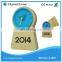 2014 New desgin paper calendar clock
