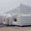 HI white color inflatable cube tent, giant commercial inflatable transparent bubble tent