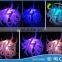 led lighting inflatable balloon/hanging inflatable lighted sphere/led christmas lights sphere