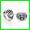 Fashion signet ring cross 316l stainless steel jewelry design