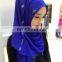 2016 new fashion Elegant Women Plain Long Chiffon with diamond Hijabs Arab Dubai Muslim Scarf