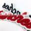 Custom chenille letters university with adhesive back chenille patches