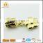 Guangdong Factory Wholesale Custom Garment Accessories Jacket Gold Metal Flower Zippers