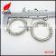 Factory supply 50mm zinc alloy carabiner hook for bag