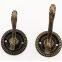 Home decoration copper hook single hook door after cap hook antique Chinese wind carved flowers made in China