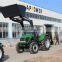100hp AC farm tractor 1004 tractor with backhoe and loader
