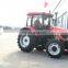 100hp 4wd farm tractor 1004 with front loader and backhoe