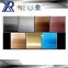Factory wholesale 201 304 316 430 gold mirror finish color decorative stainless steel sheet
