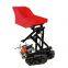 Mini crawler type garden truck dumper with lift container