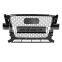Front Mesh Grille Grill To RSQ5 Style 2009-2012 Full Black For Audi Q5 SUV