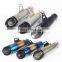 Universal Motorcycle Exhaust 51mm 61mm Pipe Escape Modified Moto Carbon Fiber Muffler For benelli trk 502 msx125
