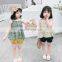 2020 girl clothing  new arrival sling floral two-piece foreign trade children's clothing