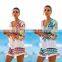 Bathing suit cover ups Kaftan Beach 2019 Beach tunic Beach Cover up Print Snake Robe de Plage Swimwear