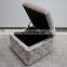 Household modern living room velvet storage bench ottoman seat footstool for bedroom home bench stool with storage