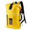High Quality Sports Backpack Waterproof Roll Top Dry Bag With Mobile Pocket For hiking