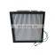 H13 H14  Aluminium Frame Glassfiber Filter Media Mini Pleat Panel Filter Hepa  cell Air Filter