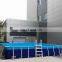 Wholesale Movable Rectangular Steel Metal Frame Swimming Pool Above Ground Metal Frame Pool