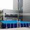 Portable outdoor steel metal frame swimming pool equipment, Swimming pool metal frame with wholesale price