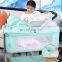 Hot sale baby crib swing foldable bedside sleeper