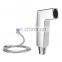 GAOBAO Square Brass Durable Shower Mixer with Brass Shattaf Set