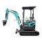 Top quality crawler excavator 2 ton excavator with hammer micro excavators used in buildings