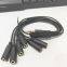 Cable Audio OEM ODM Factory Wire Harness Customized Cable Audio Cable Assembly 3.5mm 4 Poles Audio Plug to Jack 1/6