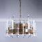antique brass contemporary clear crystal chandelier pendant lights for home lighting decoration