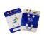 Custom logo printed 4 holes shoe tag for marathon race chip timing