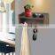 Wholesale Custom Logo Natural Wood Wall Mounted Key Holders With Multifunctional Storage Decorative Floating Shelve