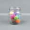 450ml transparent glass candy honey jar with srew cap