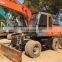 Japan import second hand hitachi zx130 wheel excavator machinery in excellent quality
