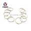 Wholesale Great Quality Metal Big Size Nickel Plated Bulk Split Ring
